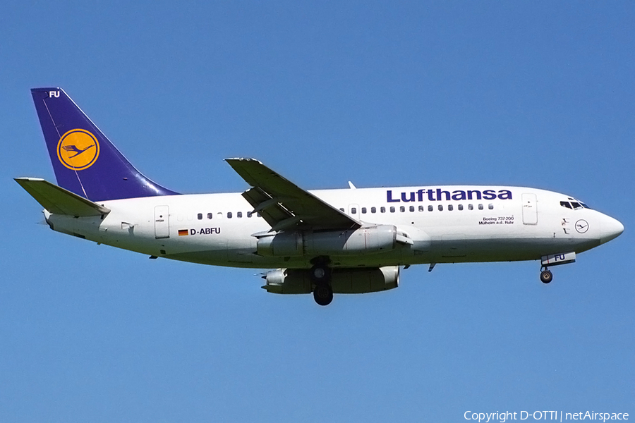 Lufthansa Boeing 737-230(Adv) (D-ABFU) | Photo 191536