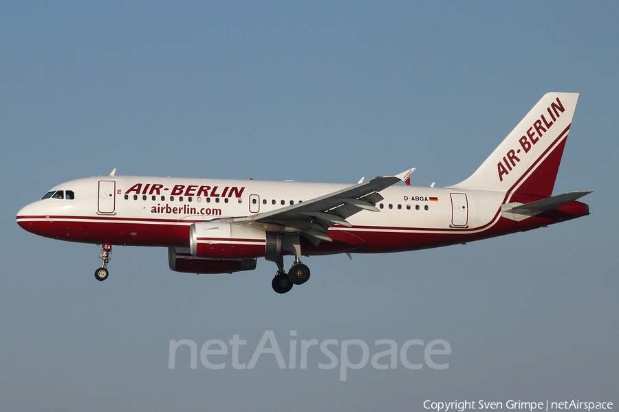 Air Berlin Airbus A319-132 (D-ABGA) | Photo 32795