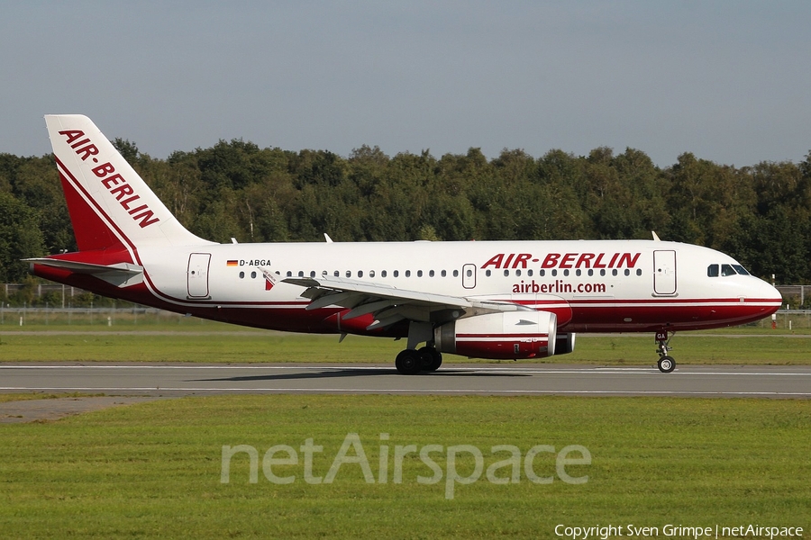 Air Berlin Airbus A319-132 (D-ABGA) | Photo 41405