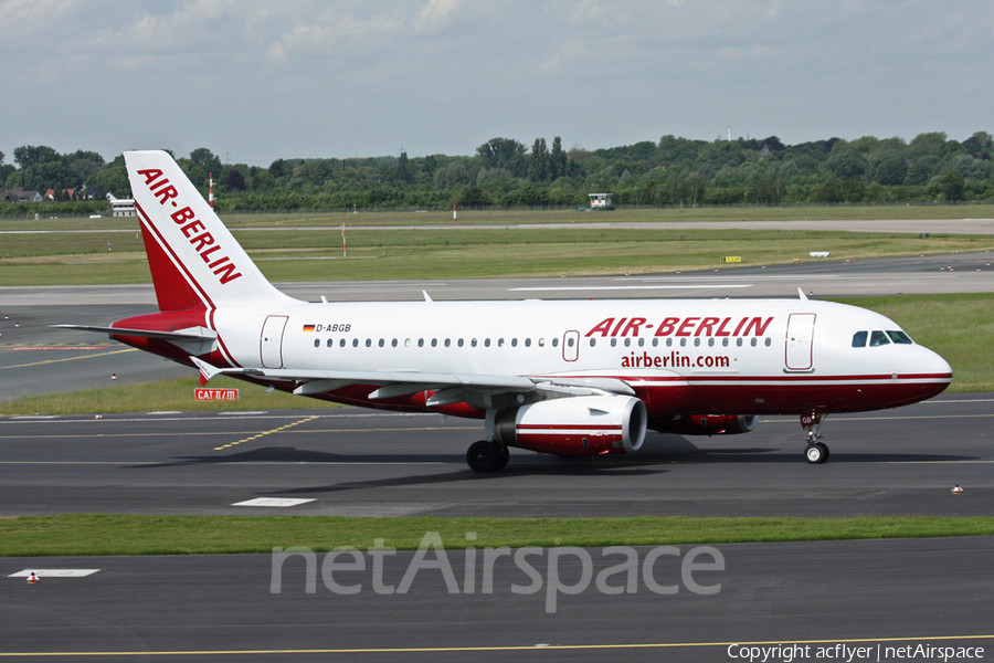 Air Berlin Airbus A319-132 (D-ABGB) | Photo 317384