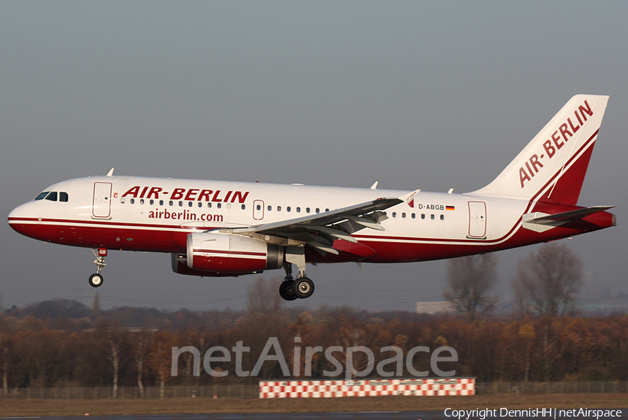 Air Berlin Airbus A319-132 (D-ABGB) | Photo 375319