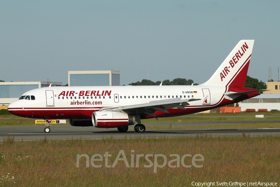 Air Berlin Airbus A319-132 (D-ABGB) | Photo 33157