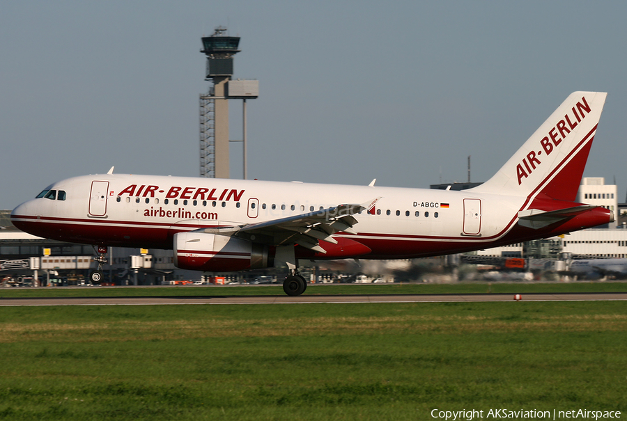 Air Berlin Airbus A319-132 (D-ABGC) | Photo 124610