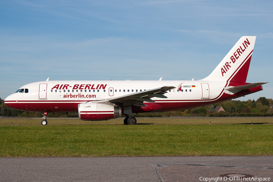 Air Berlin Airbus A319-132 (D-ABGC) | Photo 212200
