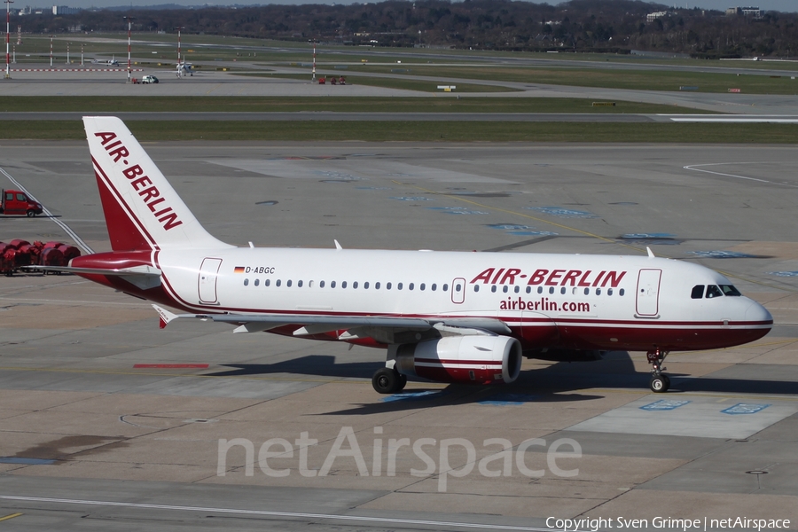 Air Berlin Airbus A319-132 (D-ABGC) | Photo 430510