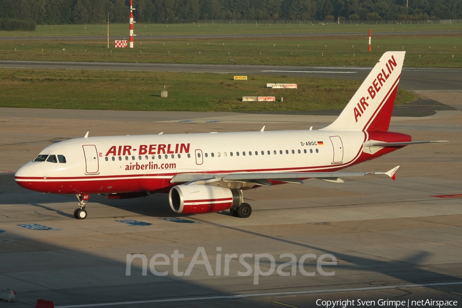 Air Berlin Airbus A319-132 (D-ABGC) | Photo 432245