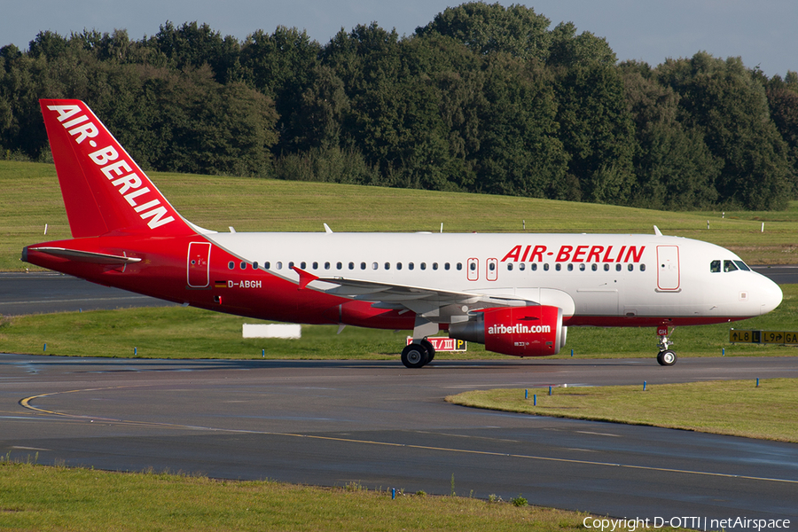 Air Berlin Airbus A319-112 (D-ABGH) | Photo 205310
