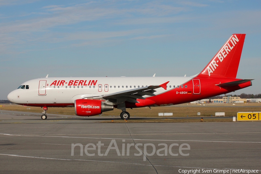 Air Berlin Airbus A319-112 (D-ABGH) | Photo 224681