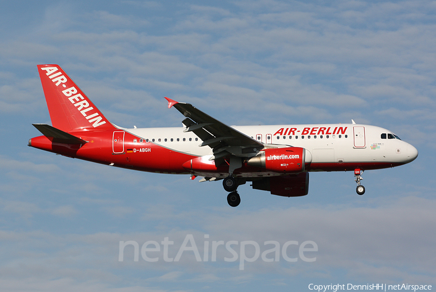 Air Berlin Airbus A319-112 (D-ABGH) | Photo 404685