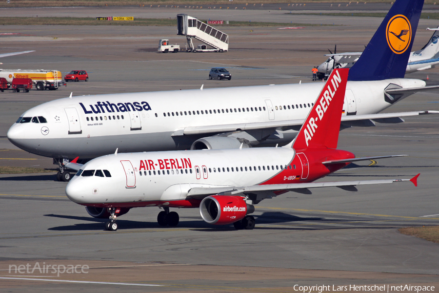 Air Berlin Airbus A319-112 (D-ABGH) | Photo 414697