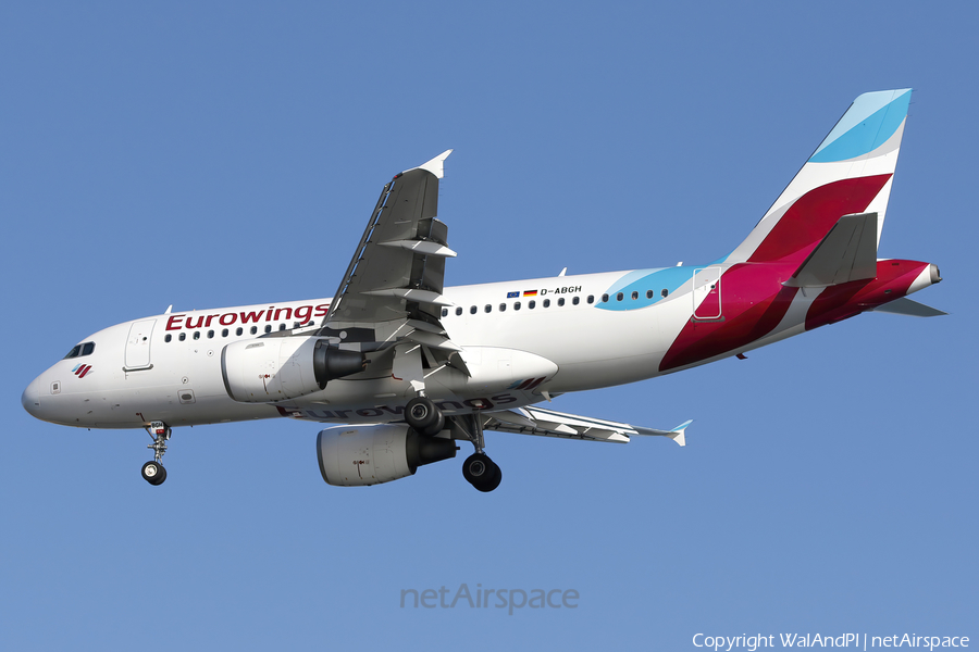 Eurowings Airbus A319-112 (D-ABGH) | Photo 576430