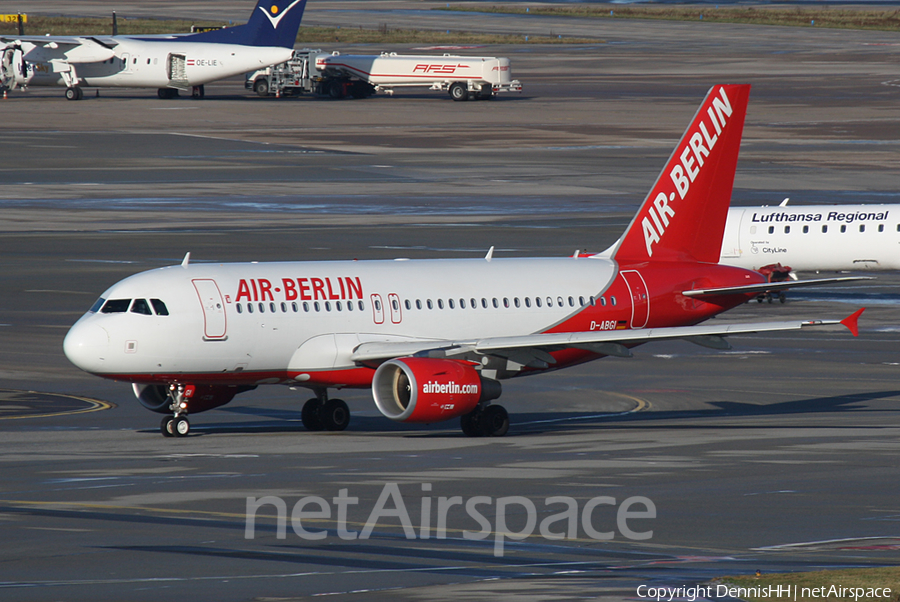 Air Berlin Airbus A319-112 (D-ABGI) | Photo 400109