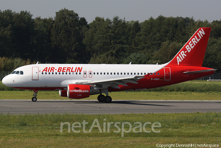 Air Berlin Airbus A319-112 (D-ABGI) | Photo 401481