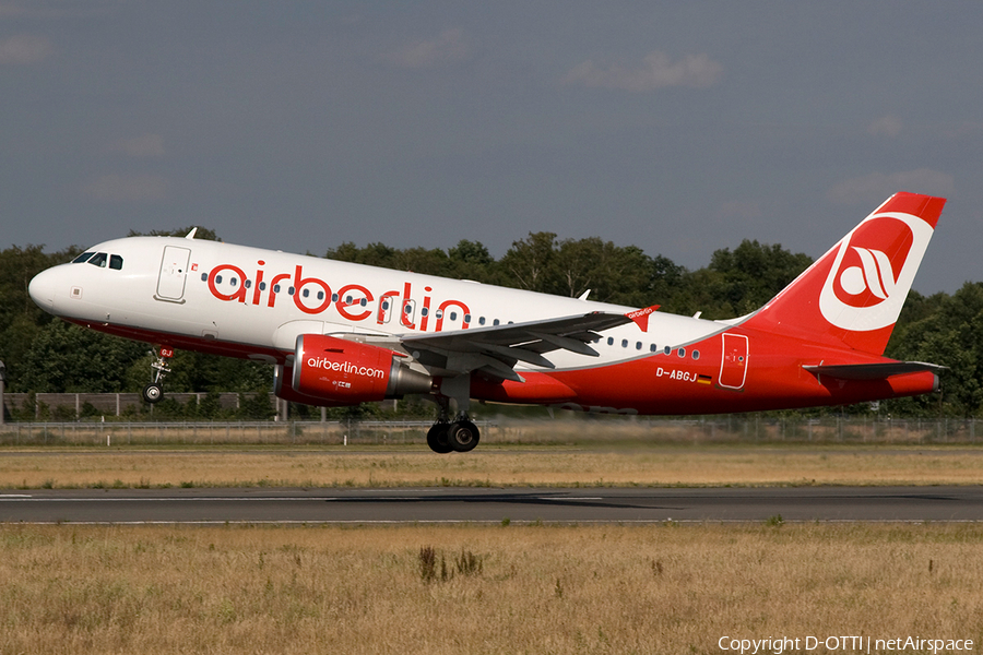 Air Berlin Airbus A319-112 (D-ABGJ) | Photo 266618