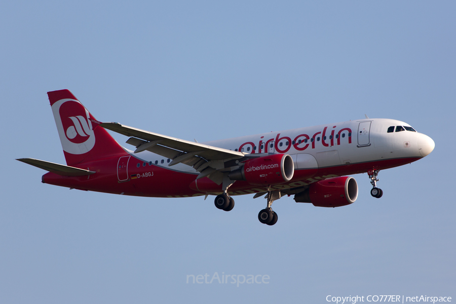 Air Berlin Airbus A319-112 (D-ABGJ) | Photo 52408