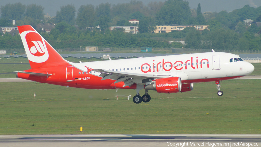 Air Berlin Airbus A319-112 (D-ABGK) | Photo 106489