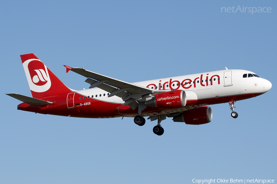 Air Berlin Airbus A319-112 (D-ABGK) | Photo 42017