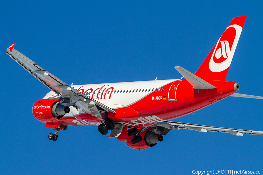 Air Berlin Airbus A319-112 (D-ABGK) | Photo 287080