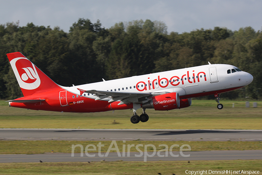 Air Berlin Airbus A319-112 (D-ABGK) | Photo 400976