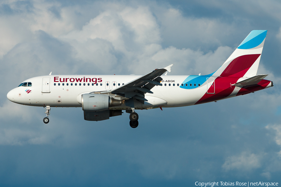 Eurowings Airbus A319-112 (D-ABGK) | Photo 334298
