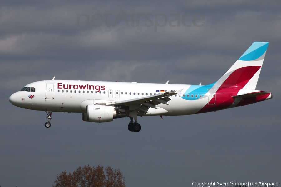 Eurowings Airbus A319-112 (D-ABGK) | Photo 507477