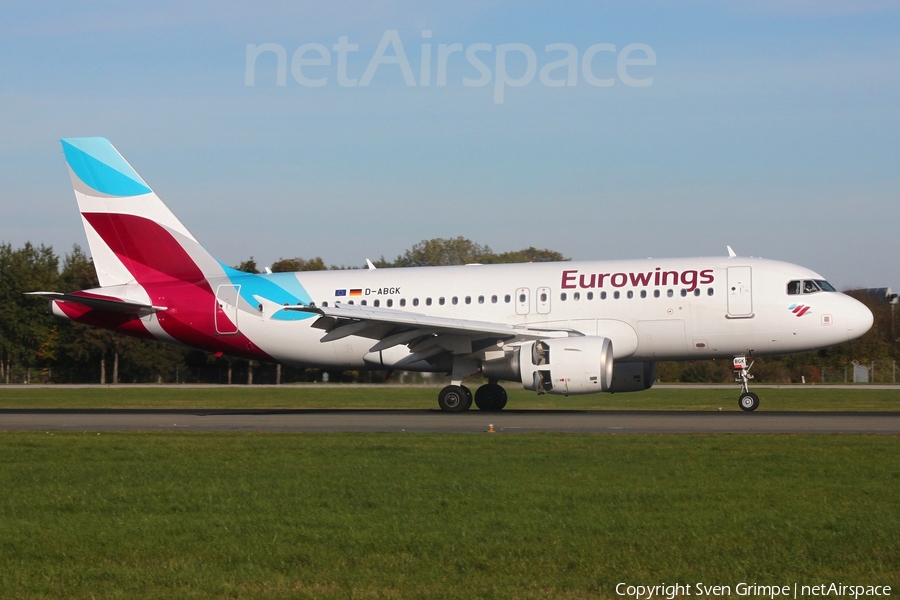 Eurowings Airbus A319-112 (D-ABGK) | Photo 534612