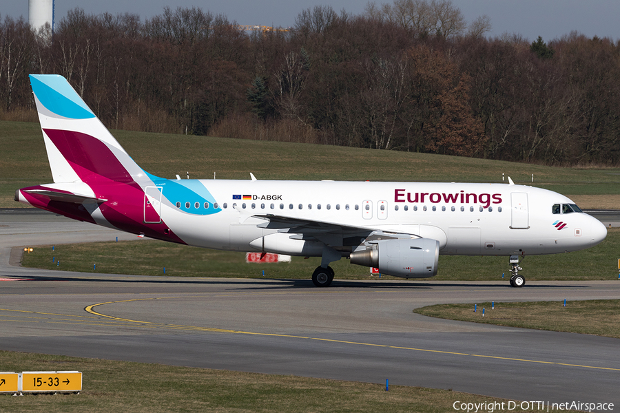 Eurowings Airbus A319-112 (D-ABGK) | Photo 152443