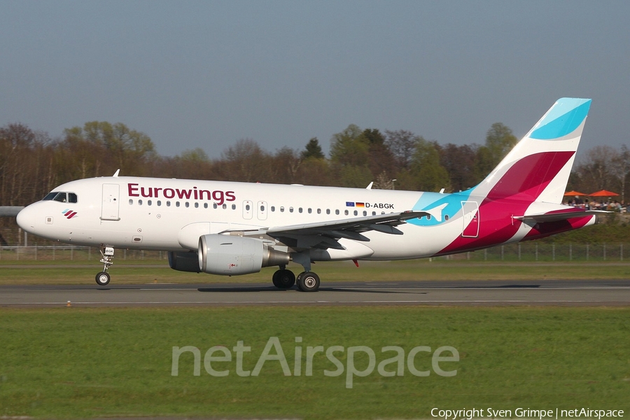 Eurowings Airbus A319-112 (D-ABGK) | Photo 155196