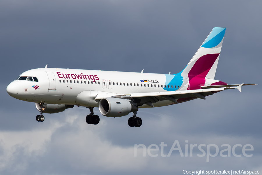 Eurowings Airbus A319-112 (D-ABGK) | Photo 155478