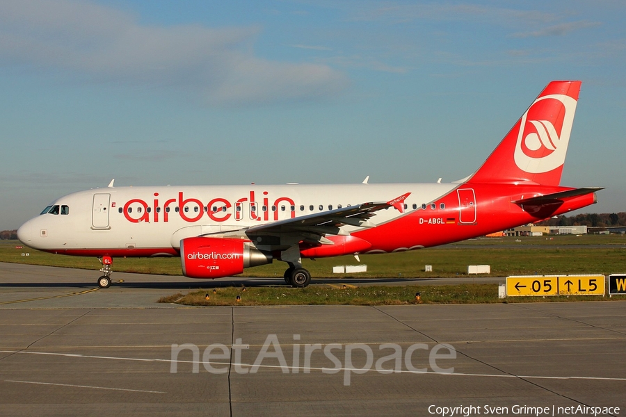 Air Berlin Airbus A319-112 (D-ABGL) | Photo 223606