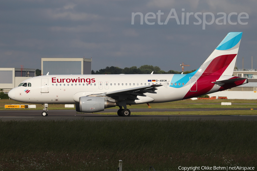 Eurowings Airbus A319-112 (D-ABGM) | Photo 176117