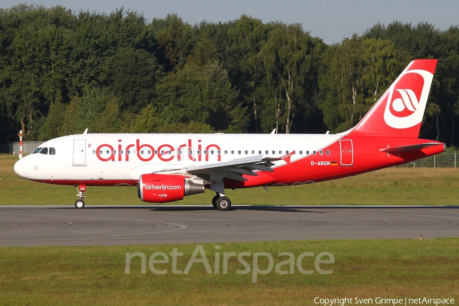 Air Berlin Airbus A319-112 (D-ABGN) | Photo 23176