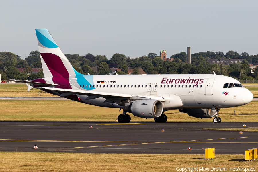 Eurowings Airbus A319-112 (D-ABGN) | Photo 513875