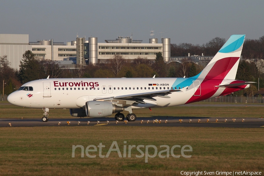 Eurowings Airbus A319-112 (D-ABGN) | Photo 162485