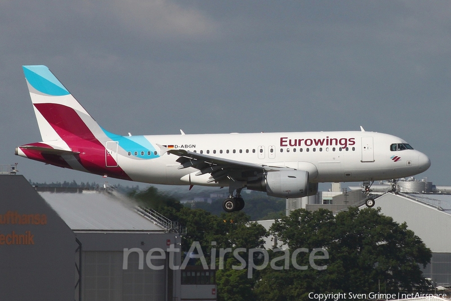 Eurowings Airbus A319-112 (D-ABGN) | Photo 169627