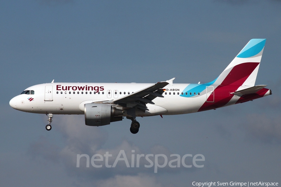 Eurowings Airbus A319-112 (D-ABGN) | Photo 169853