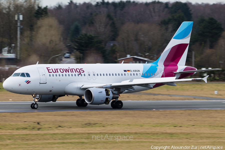 Eurowings Airbus A319-112 (D-ABGN) | Photo 389561