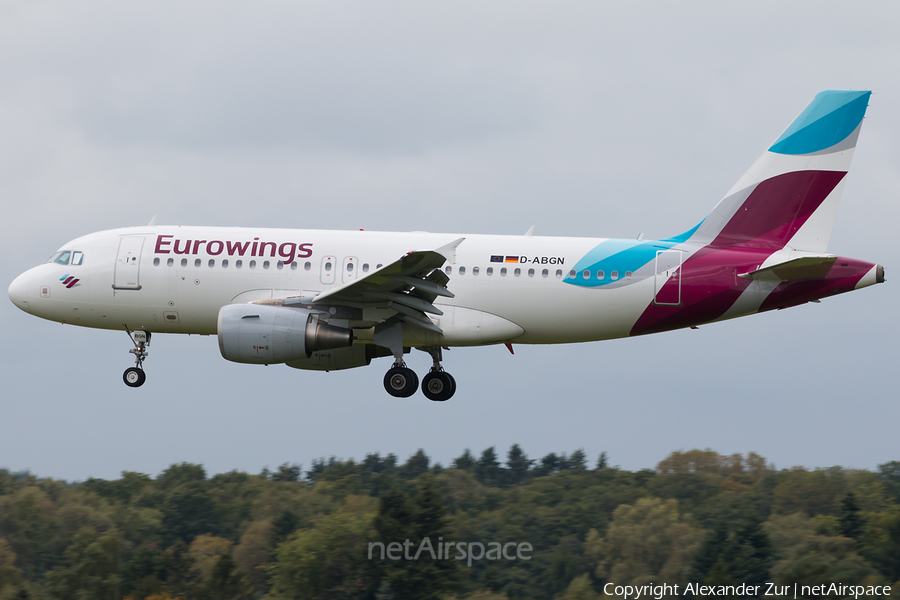 Eurowings Airbus A319-112 (D-ABGN) | Photo 408648
