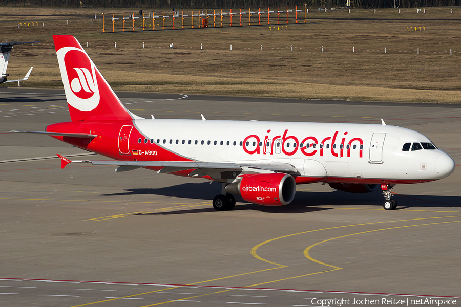 Air Berlin Airbus A319-112 (D-ABGO) | Photo 44865