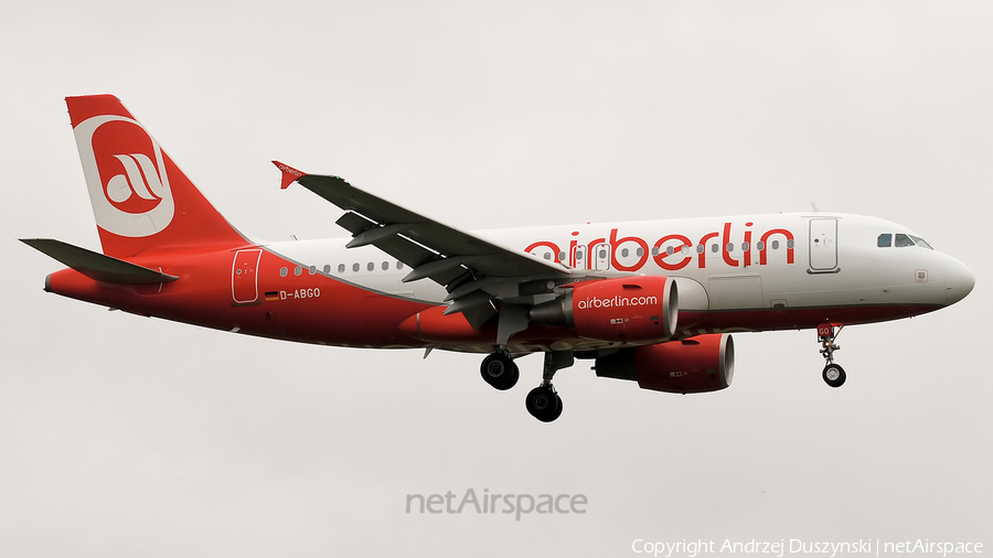 Air Berlin Airbus A319-112 (D-ABGO) | Photo 347801