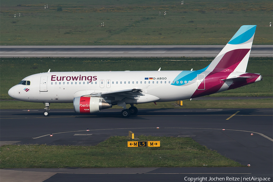 Eurowings Airbus A319-112 (D-ABGO) | Photo 190304