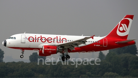 Air Berlin Airbus A319-112 (D-ABGP) at  Dusseldorf - International, Germany