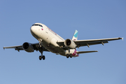 Eurowings Airbus A319-112 (D-ABGP) at  London - Heathrow, United Kingdom