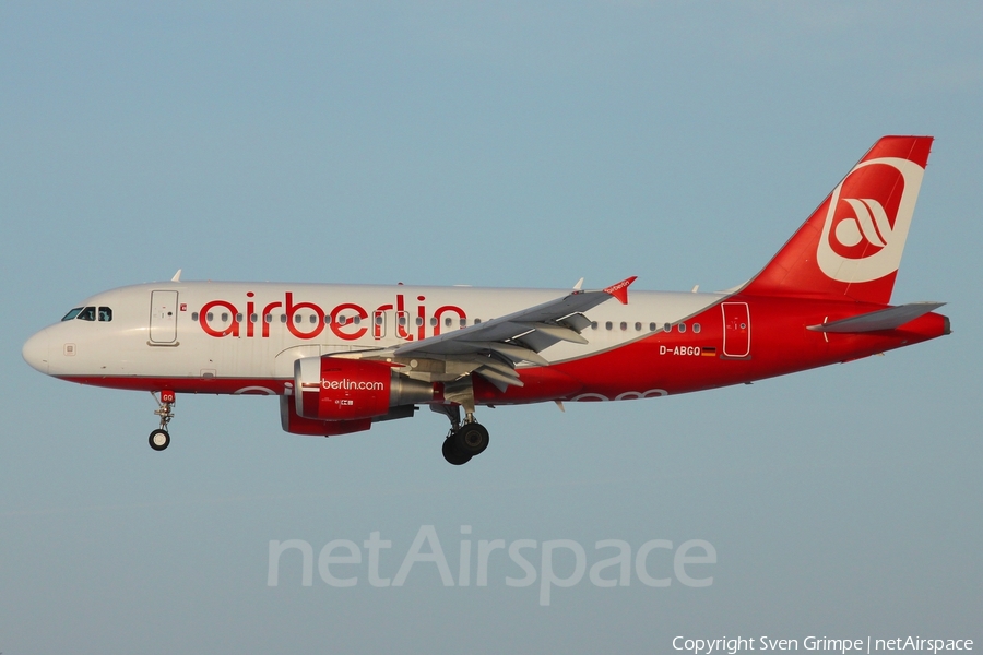 Air Berlin Airbus A319-112 (D-ABGQ) | Photo 449094