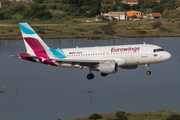 Eurowings Airbus A319-112 (D-ABGQ) at  Corfu - International, Greece