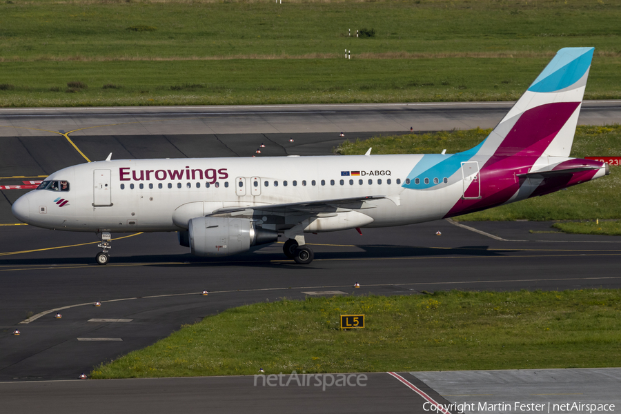 Eurowings Airbus A319-112 (D-ABGQ) | Photo 470198