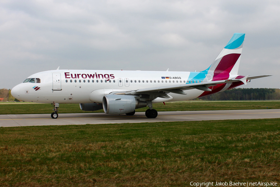 Eurowings Airbus A319-112 (D-ABGQ) | Photo 154104