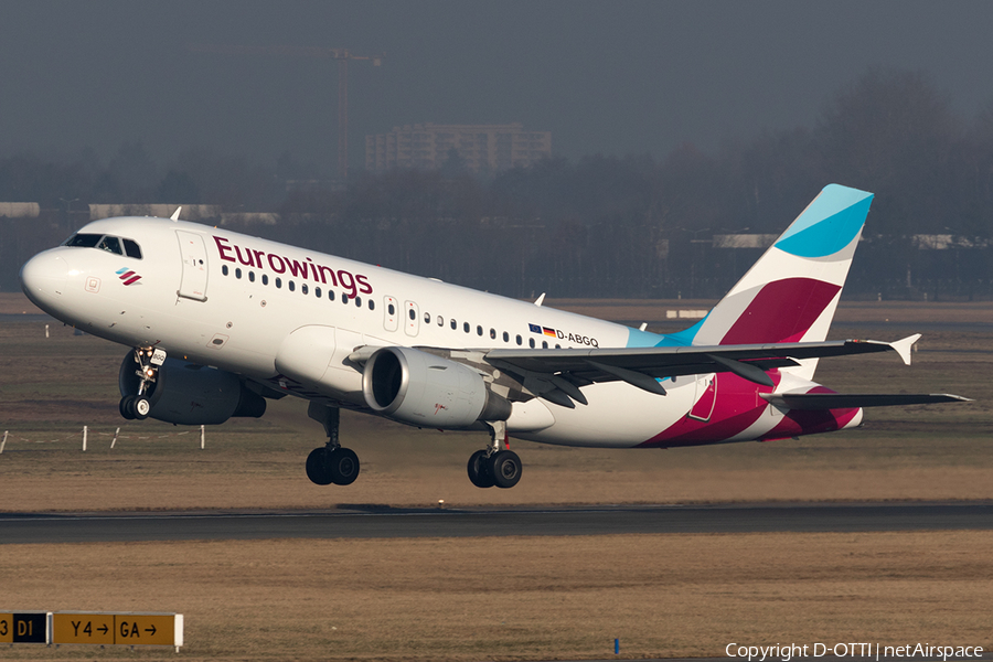 Eurowings Airbus A319-112 (D-ABGQ) | Photo 145817