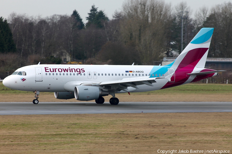 Eurowings Airbus A319-112 (D-ABGQ) | Photo 148949