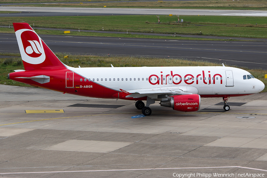 Air Berlin Airbus A319-112 (D-ABGR) | Photo 117452